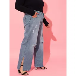 curvy street Women Regular High Rise Blue Jeans-picture-16