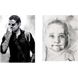 Customized Handmade pencil sketch portrait on A3 size | Best gift for birthday, Anniversary, Valentine's day-picture-20