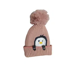 Cute Collection Unisex Kids Embroidered Woollen Beanie-picture-16