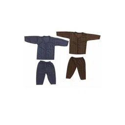 Cute Collection Unisex Kids Pack Of 2 Striped Thermal Set-picture-34