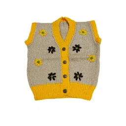 Cute Collection Unisex Kids Ribbed Woollen Sweater Vest-picture-17