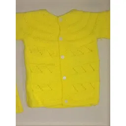 Cute Collection Unisex Kids Self Design Woollen Cardigan image 5