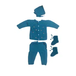 Cute Collection Unisex Kids Striped Woollen Cardigan Pack Of 4-picture-15