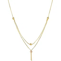cute gold One Gram Micro Gold Plated & Copper Traditional Designer Jewellery Stone Necklace for Women and Girls (NEC-8049)-picture-51