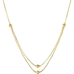 cute gold One Gram Micro Gold Plated & Copper Traditional Designer Jewellery Stone Necklace for Women and Girls (NEC-8050)-picture-49