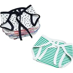 CUTE LANDINGS 0-3|3-6 Months Infant Baby Girls and Boys Soft Washable Reusable Single Layer Nappies|Langot|Cloth Diaper| (Hosiery Cotton Nappy, 3-6 Months, Pack of 10)-picture-16