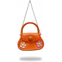Cute Multicolour Small Handbag with Flower Design, Chain Strap Crossbody Purse for Mobile Coins Makeup Accessories-picture-23