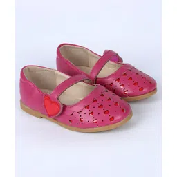 Cute Walk by Babyhug Bellies Heart Design - Dark Pink image 2