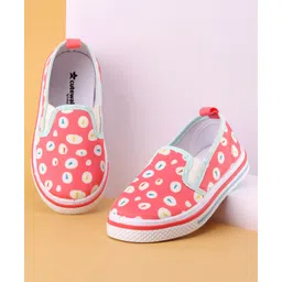 Cute Walk by Babyhug Printed Casual Slip On Shoes - Pink-image-14