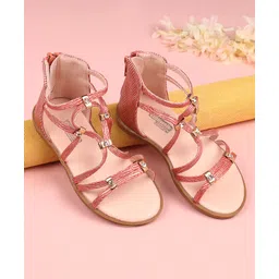 Cute Walk by Babyhug Sandals - Red-picture-13