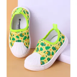 Cute Walk by Babyhug Slip On Casual Shoes With Floral & LeafPrint - Green-picture-31