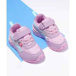 Cute Walk by Babyhug Sneakers With Velcro Closure Solid - Purple-picture-34