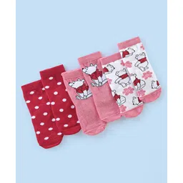 Cute Walk by Babyhug Disney Non Terry Anti-Bacterial Ankle Length Winnie the Pooh Graphics Pack of 3- Multicolor-picture-36