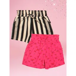 CUTECUMBER Girls Floral Printed Shorts-picture-19