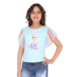 Cutecumber Kids Blue Printed Top-picture-39