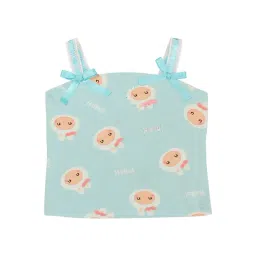 Cutecumber Kids Green Printed Top-picture-40