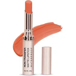 Cutie Beauty creamy Matte Long Lasting Lipstick for Women | Creamy matte | Single Swipe Application | Smooth & Light Weight | Highly pigmented Lipstick | Smudge proof | Transfer proof-picture-37