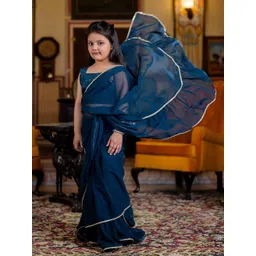 Cutiediva Girls Embellished Beads & Stones Pure Georgette Ready To Wear Lehenga & Choli-picture-32