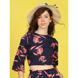 Cutiekins Floral Print Crop Top-picture-11