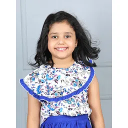 Cutiekins Girls Floral Printed Crop Top-picture-26