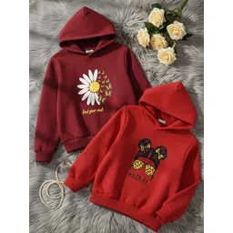 Cutiekins Girls Printed Hooded Sweatshirt-picture-38