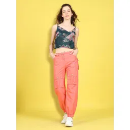 Cutiekins Printed Crop Top With Joggers Co-Ords-picture-42