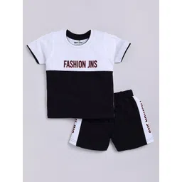 Cutopies Boys Printed Pure Cotton T-shirt With Shorts-picture-47