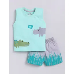 Cutopies Boys Printed T-shirt with Shorts-picture-28