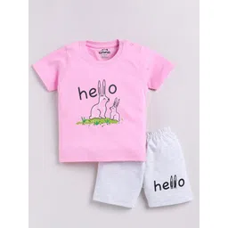 Cutopies Boys Printed T-shirt with Shorts-picture-29