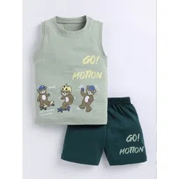Cutopies Unisex Kids Printed T-shirt with Shorts-picture-25