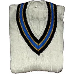 cw Classic Cricket Sweater Long Sleeve Sportswear Full Sleeves Woolen Sweater Men's Sweater V Neck Wool White Sweater-picture-40