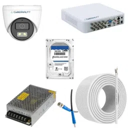 Cybernautt 2.4MP Full Colour HD Indoor &a; Outdoor CCTV Combo Kit with 4Ch DVR, 1 Dome Camera, 4Ch SMPS, 50m Copper Cable, 500GB HDD &a; Connectors-picture-22