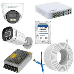 Cybernautt 2.4MP Full Colour HD Indoor &a; Outdoor CCTV Combo Kit with 8Ch DVR, 5 Dome Camera, 2 Bullet Camera, 8Ch SMPS, 50m Cable, 500GB HDD &a; Connector-picture-10