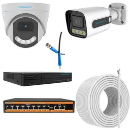 Cybernautt 3MP Full HD Indoor &a; Outdoor Network IP Combo Kit with 10Ch NVR, 3D 2B Full HD Camera, 8Ch POE, 100m Copper LAN Cable &a; Connectors-picture-23