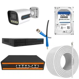 Cybernautt 3MP Full HD Indoor &a; Outdoor Network IP Combo Kit with 10Ch NVR, 4Bullet HD Camera, 4Ch POE, 100m Copper LAN Cable, Connector &a; 2TB HDD-picture-12