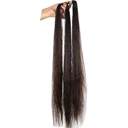 D-DIVINE Hair Extensions Parandi Choti Hair For Women/Hair extensions For Women Real Hair (Brown)-picture-32