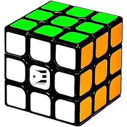 D ETERNAL Cube 3x3x3 High Speed Cube 3x3 Magic Speed Cubic Puzzle Game for Kids Boys & Girls,Black, Multicolor (Cubo 3x3 Black(Non Magnetic))-image-5