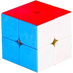D ETERNAL Moyu Mofang Jiaoshic Cube 2X2 High Speed Stickerless Magic 2 2 Cube,Multicolor, Kids and Professionals-image-48