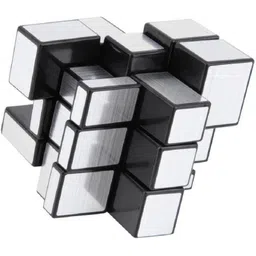Mirror Cube 3x3 Speed Stickerless Silver Mirror Magic Cube 3x3 Mirror Cube Brainstorming Puzzle Game Toy-image-0