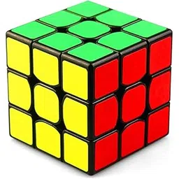 D ETERNAL Sengs Magic Speed Cube 3x3x3 High Speed Cubic Cubes Puzzle Brainteaser Game Toy, Black Base-image-9
