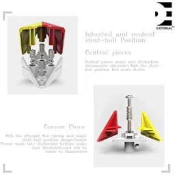 d eternal Speed Cube Combo Set of 2x2 and Pyraminx Pyramid Triangle Magic Puzzle image 4