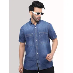 D Finish Men Smart Fit Solid Spread Collar Casual Shirt-picture-28