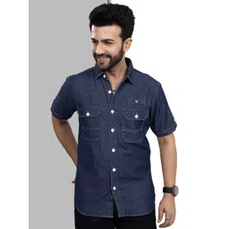 D Finish Men Smart Fit Solid Spread Collar Casual Shirt-picture-26