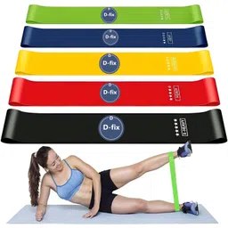 d-fix Exercise Resistance Bands, Loop Band, Thera Bands for Men & Women. Resistance Band-picture-17