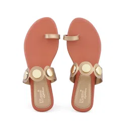 D LORZERI Women Embellished Open Toe Flats with Bows-picture-14