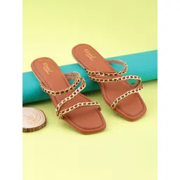 D LORZERI Women Solid Open Toe Flats-picture-15