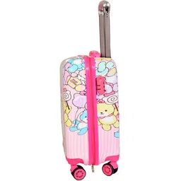d paradise Small Cabin Suitcase (43 cm) 4 Wheels - Kids 16 inches Hello Kitty Girl's suitcase/ trolley bag & 13 inches bag - Pink image 2