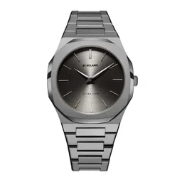 D1 Milano Men Antracite Ultra Thin Bracelet Circular Brushed Dial Analogue Watch UTBJ22-picture-20