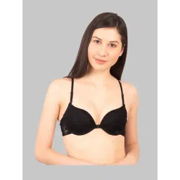 Da Intimo Black Under Wired Padded Front Open Bra-picture-41