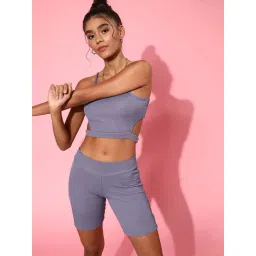 Da Intimo Blue Bralette Shorts Set-picture-34